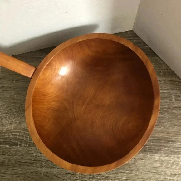 Vtg Baribocraft Wood  Handled Bowl - Picture 4 of 9